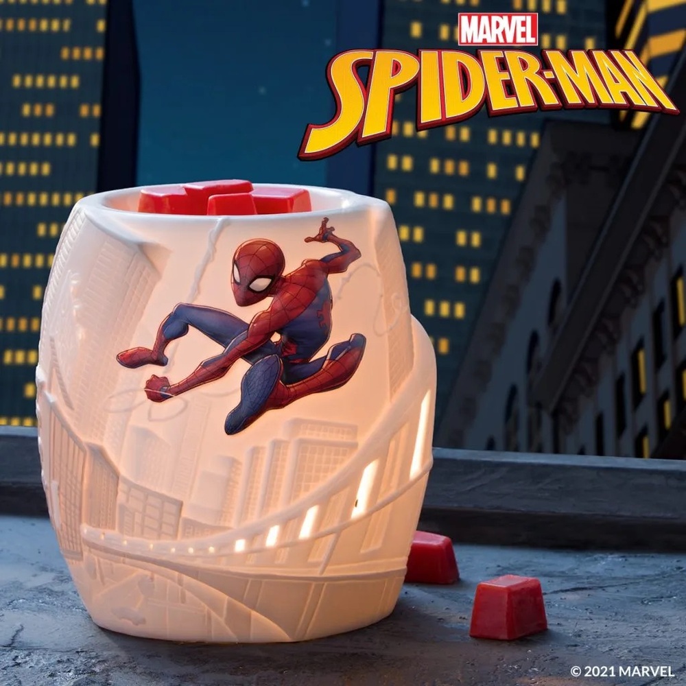 Scentsy 🕷️ Disney Marvel Spider-Man Avengers Wax Warmer NIB 🇺🇸